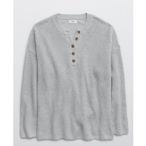 aerie henley sweater